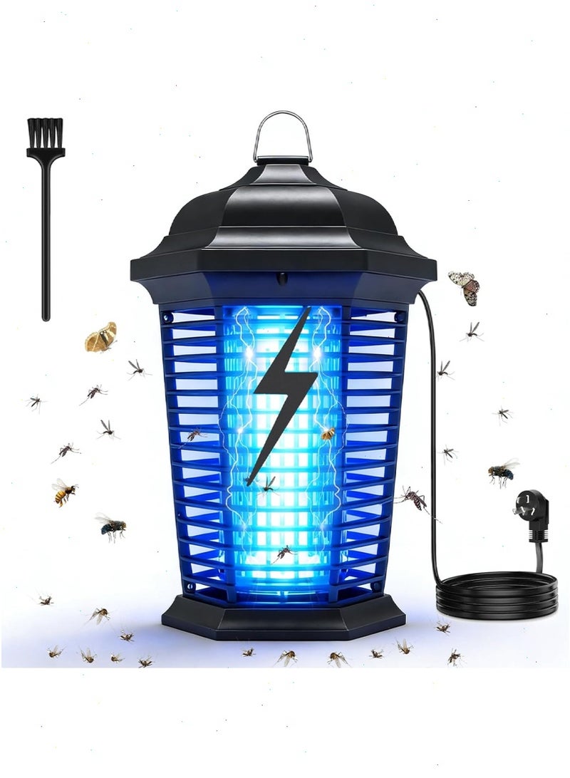 بوميفار 20 واط في الهواء الطلق البعوض الكهربائي صاعق ، مقاوم للماء مبيد حشري مصباح ، الأشعة فوق البنفسجية مصيدة الذباب لحديقة المنزل - Image 2